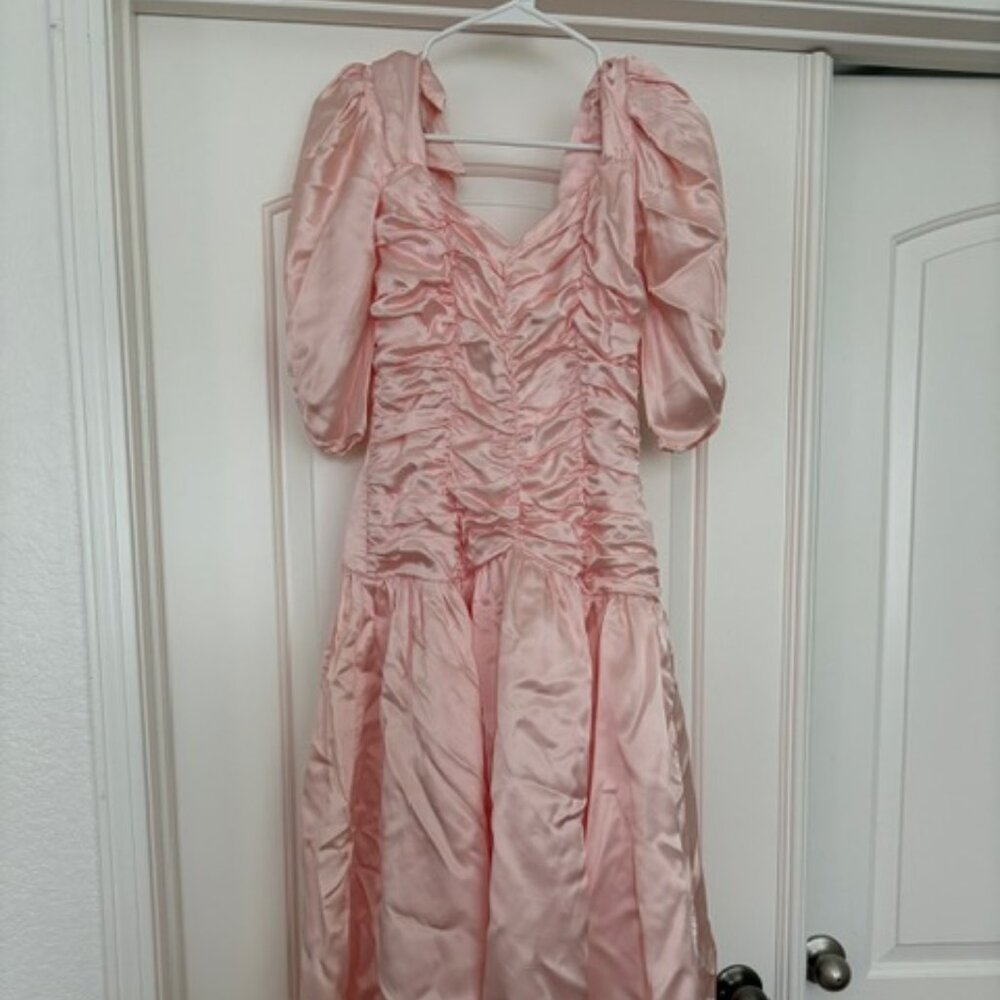 Susan Roselli for Vijack Pink Vintage Prom Dress